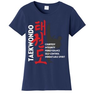 Taekwondo Tenets Martial Arts Graphic Tee Women's T-Shirt