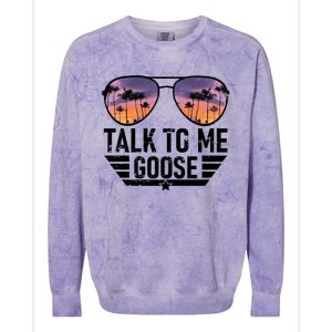 Talk To Me Goose Colorblast Crewneck Sweatshirt