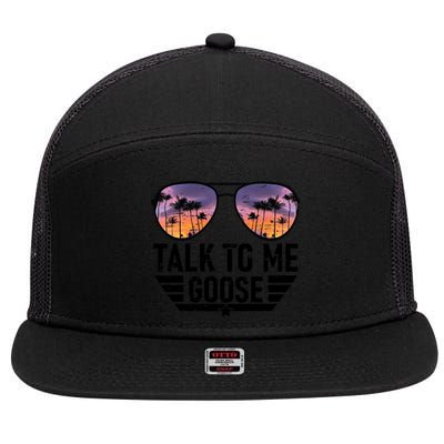 Talk To Me Goose 7 Panel Mesh Trucker Snapback Hat