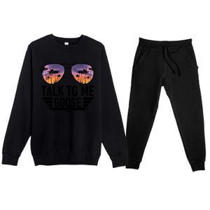 Talk To Me Goose Premium Crewneck Sweatsuit Set