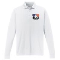 Talk To Me Goose Performance Long Sleeve Polo