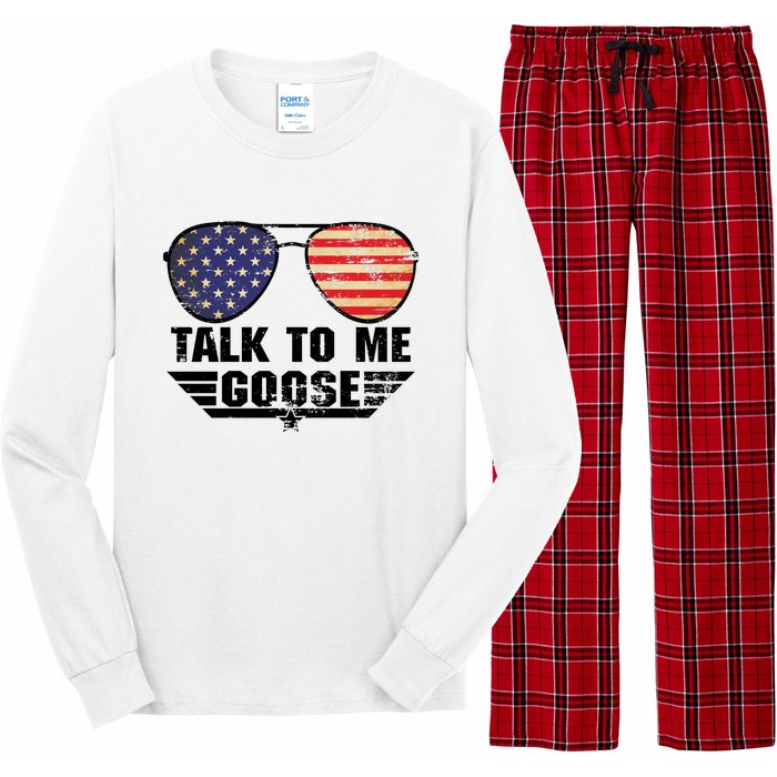 Talk To Me Goose Long Sleeve Pajama Set