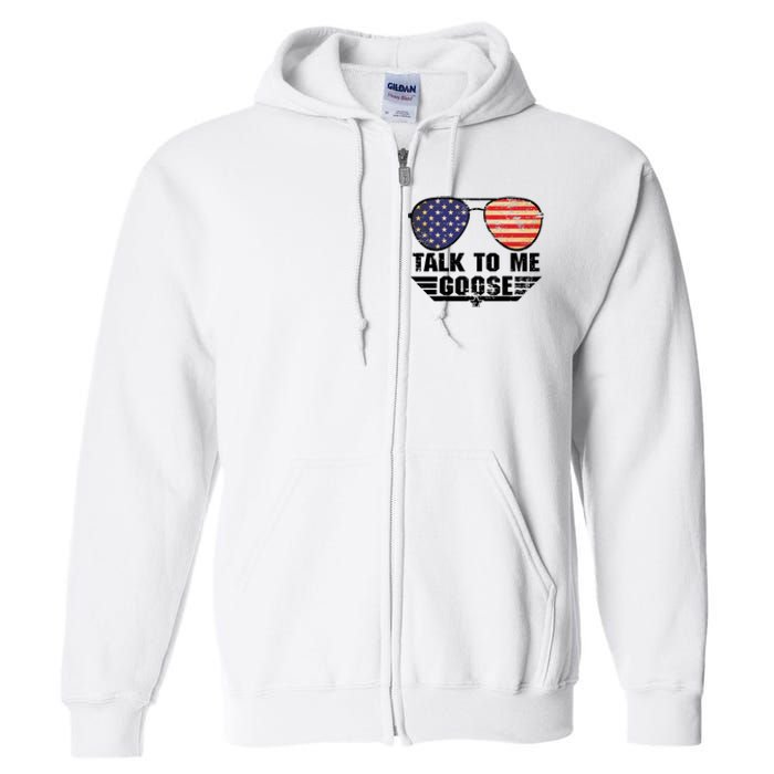 Talk To Me Goose Full Zip Hoodie