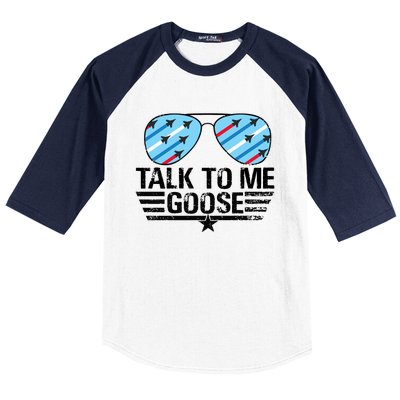 Talk To Me Goose Baseball Sleeve Shirt