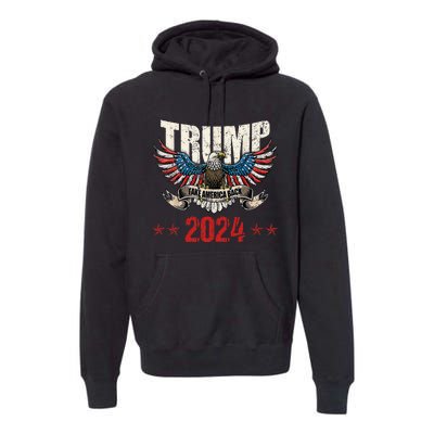 Team Trump Maga Trump Support Republican Gift Premium Hoodie