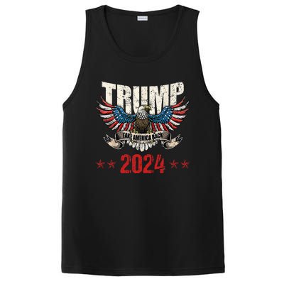 Team Trump Maga Trump Support Republican Gift PosiCharge Competitor Tank