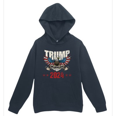 Team Trump Maga Trump Support Republican Gift Urban Pullover Hoodie