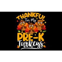 Thanksgiving Thankful My Pre K Turkeys Pre K Teacher Student Bumper Sticker