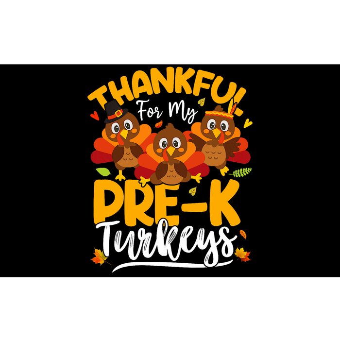 Thanksgiving Thankful My Pre K Turkeys Pre K Teacher Student Bumper Sticker