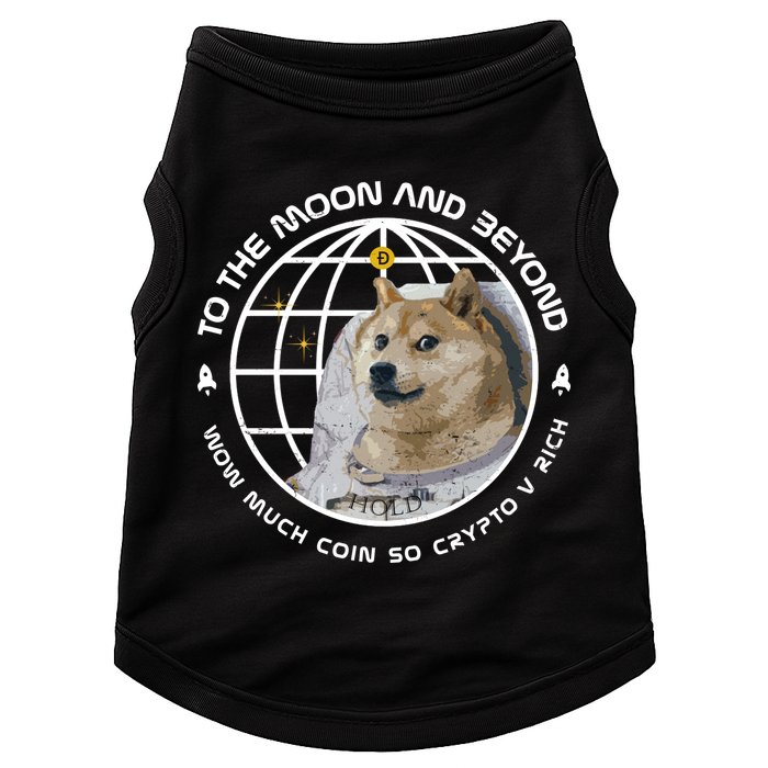 To The Moon And Beyond Doge Coin Crypto Doggie Tank