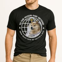 To The Moon And Beyond Doge Coin Crypto Performance Shirt