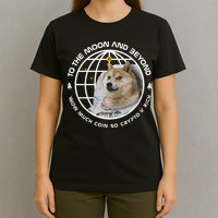 To The Moon And Beyond Doge Coin Crypto T-Shirt