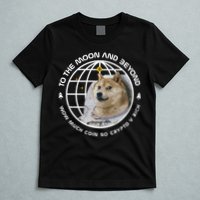 To The Moon And Beyond Doge Coin Crypto T-Shirt