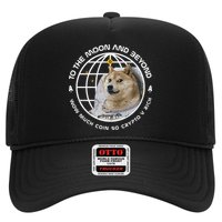 To The Moon And Beyond Doge Coin Crypto Hat
