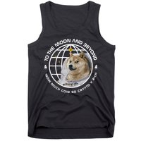To The Moon And Beyond Doge Coin Crypto Tank Top