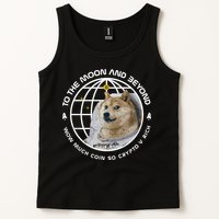 To The Moon And Beyond Doge Coin Crypto Tank Top