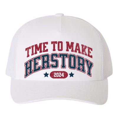 Time To Make Herstory Vote For Woman Feminist Yupoong Adult 5-Panel Trucker Hat