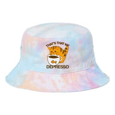 ThatS That Me Depresso Tie Dye Newport Bucket Hat