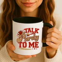 Talk Purdy To Me Football Purty Sports Fan Mug