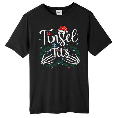 Tinsel Tits Matching Jingle Balls Christmas Funny Couples Tall Fusion ChromaSoft Performance T-Shirt