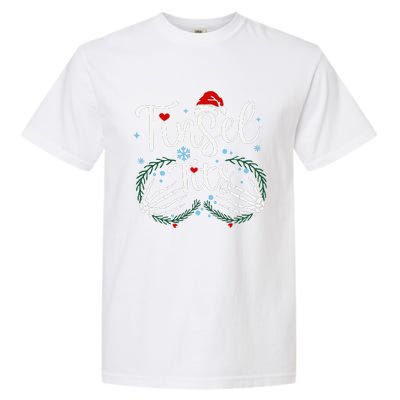 Tinsel Tits Matching Jingle Balls Christmas Funny Couples Garment-Dyed Heavyweight T-Shirt