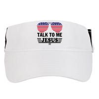 Talk To Me Jesus Glasses US Flag Adult Drive Performance Visor