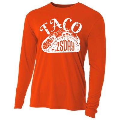 Taco Tuesday Mexican Cooling Performance Long Sleeve Crew