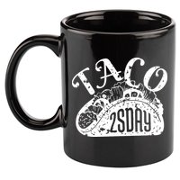 Taco Tuesday Mexican 11oz C Handle Ceramic Mug