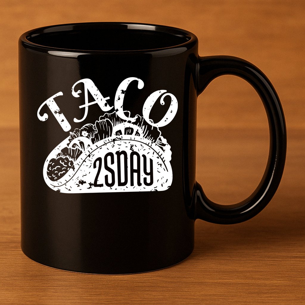 Taco Tuesday Mexican 11oz C Handle Ceramic Mug