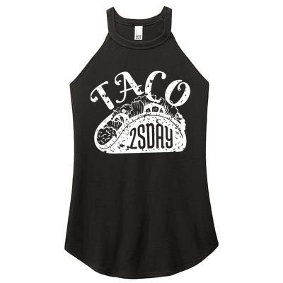 Taco Tuesday Mexican Women's Perfect Tri Rocker Tank