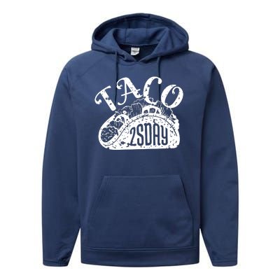 Taco Tuesday Mexican Performance Fleece Hoodie