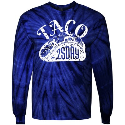 Taco Tuesday Mexican Tie-Dye Long Sleeve Shirt