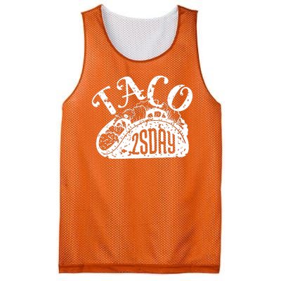 Taco Tuesday Mexican Mesh Reversible Basketball Jersey Tank