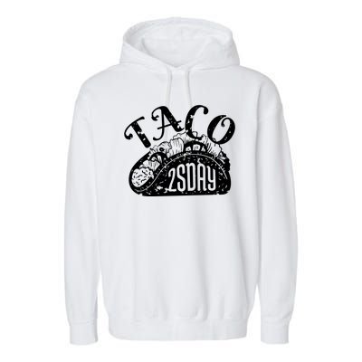 Taco Tuesday Mexican Garment-Dyed Fleece Hoodie