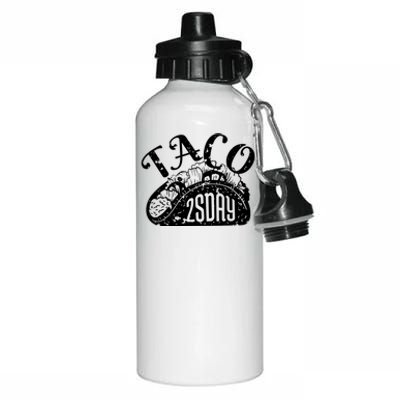 Taco Tuesday Mexican Aluminum Water Bottle