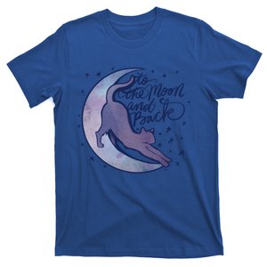 To The Moon And Back Witch Moon Kitten Cats Gift T-Shirt