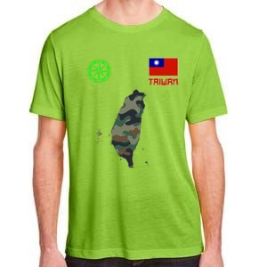 Taiwan Taiwan Map Taiwan Flag Flag Of Taiwan Gift Adult ChromaSoft Performance T-Shirt