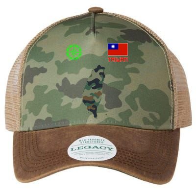 Taiwan Taiwan Map Taiwan Flag Flag Of Taiwan Gift Legacy Tie Dye Trucker Hat