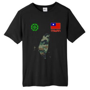 Taiwan Taiwan Map Taiwan Flag Flag Of Taiwan Gift Tall Fusion ChromaSoft Performance T-Shirt