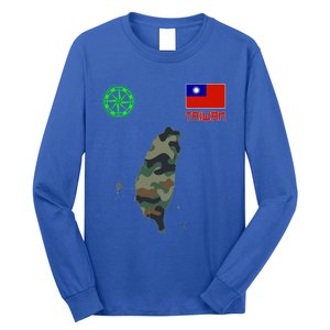 Taiwan Taiwan Map Taiwan Flag Flag Of Taiwan Gift Long Sleeve Shirt