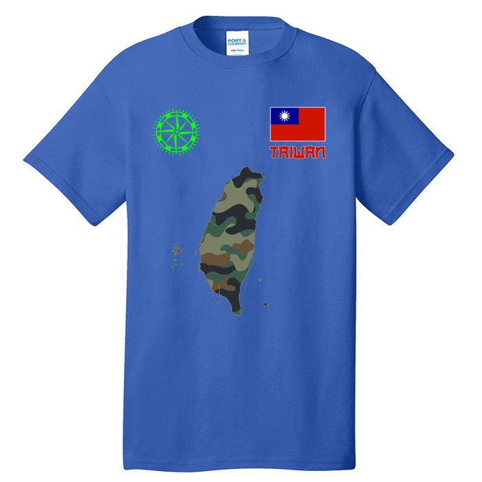 Taiwan Taiwan Map Taiwan Flag Flag Of Taiwan Gift Tall T-Shirt