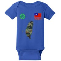 Taiwan Taiwan Map Taiwan Flag Flag Of Taiwan Gift Baby Bodysuit