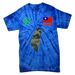 Taiwan Taiwan Map Taiwan Flag Flag Of Taiwan Gift Tie-Dye T-Shirt