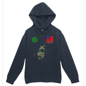 Taiwan Taiwan Map Taiwan Flag Flag Of Taiwan Gift Urban Pullover Hoodie