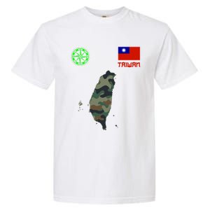 Taiwan Taiwan Map Taiwan Flag Flag Of Taiwan Gift Garment-Dyed Heavyweight T-Shirt