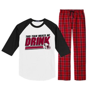 This Team Makes Me Drink South Carolina Football Raglan Sleeve Pajama Set