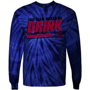 This Team Makes Me Drink South Carolina Football Tie-Dye Long Sleeve Shirt