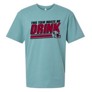 This Team Makes Me Drink South Carolina Football Sueded Cloud Jersey T-Shirt