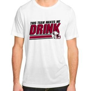 This Team Makes Me Drink South Carolina Football Adult ChromaSoft Performance T-Shirt