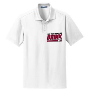 This Team Makes Me Drink South Carolina Football Dry Zone Grid Polo